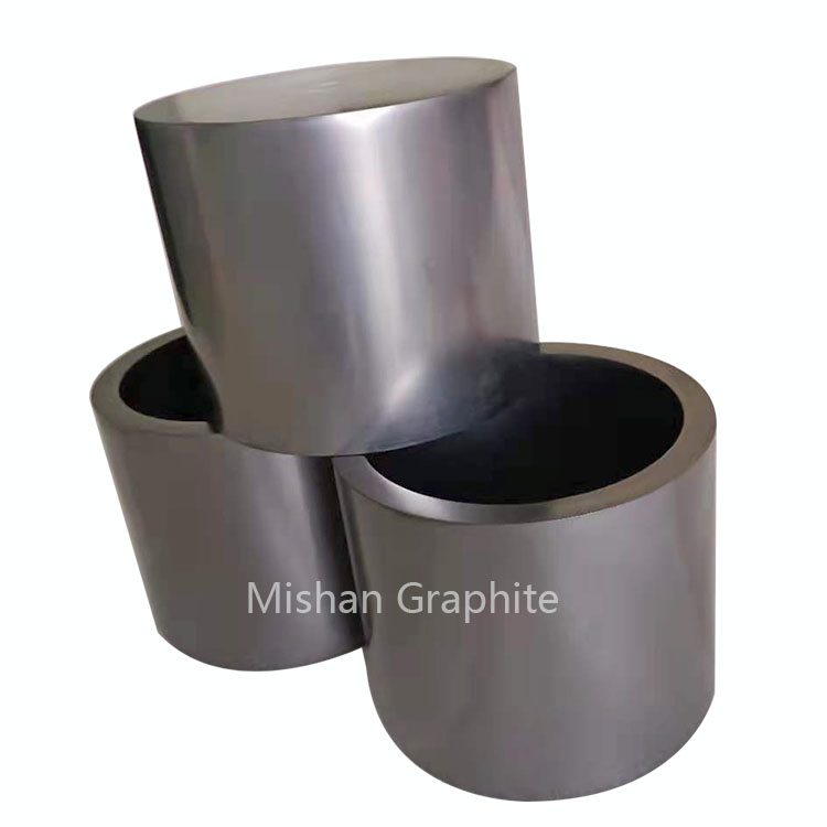 Cylindrical Die Casting Melting Isostatic Graphite Crucible