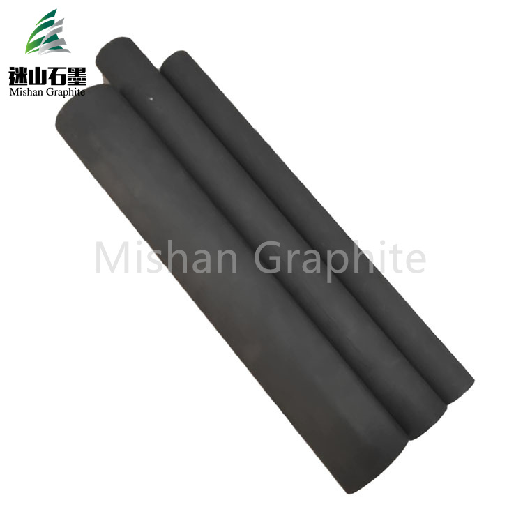 High density isostatic graphite rods