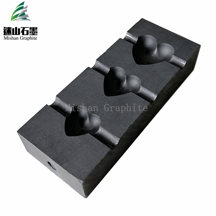 Graphite mold for jewelry melting