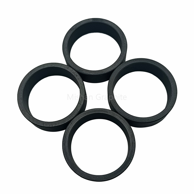 Resin impregnated carbon graphite seal ring