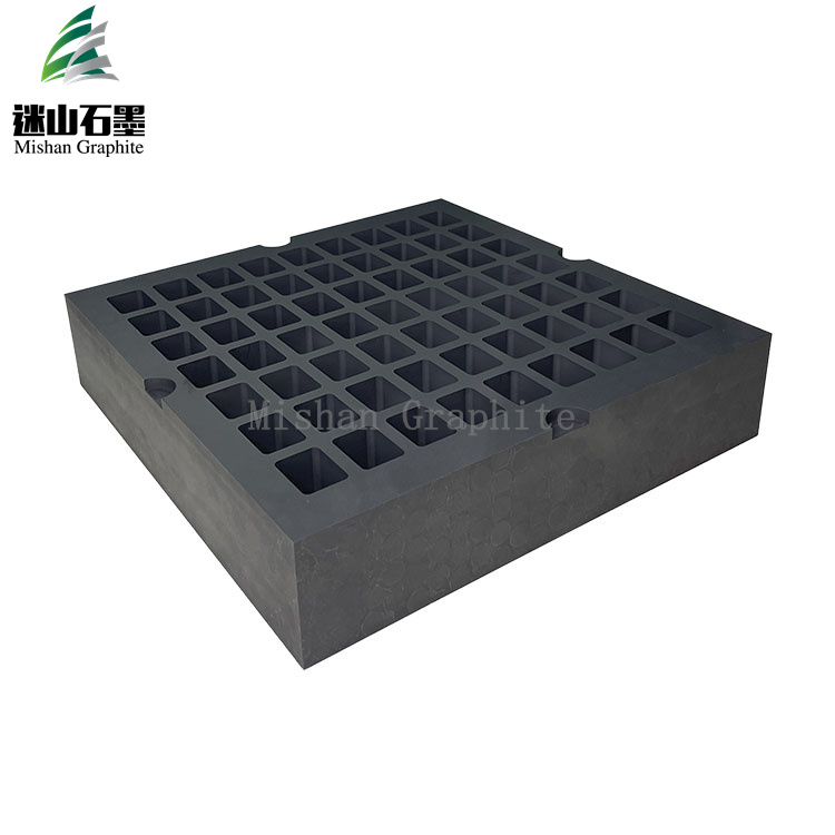 Graphite die mold for aluminum melting