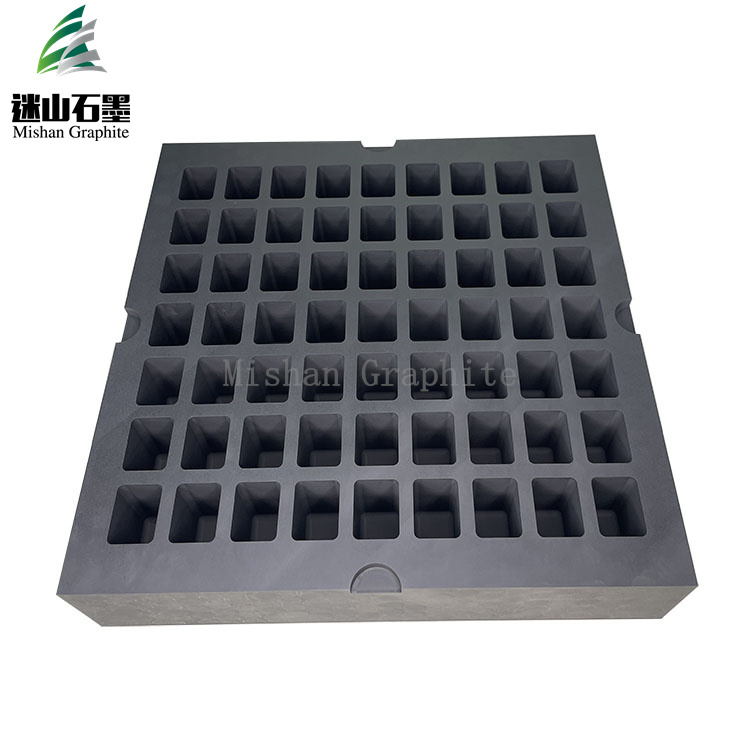 Graphite die mold for aluminum melting